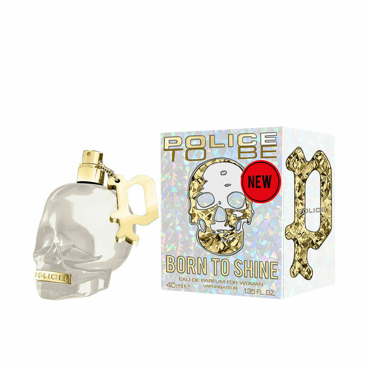Women's Perfume Police To Be Born To Shine For Woman EDP 40 ml for Women bottle