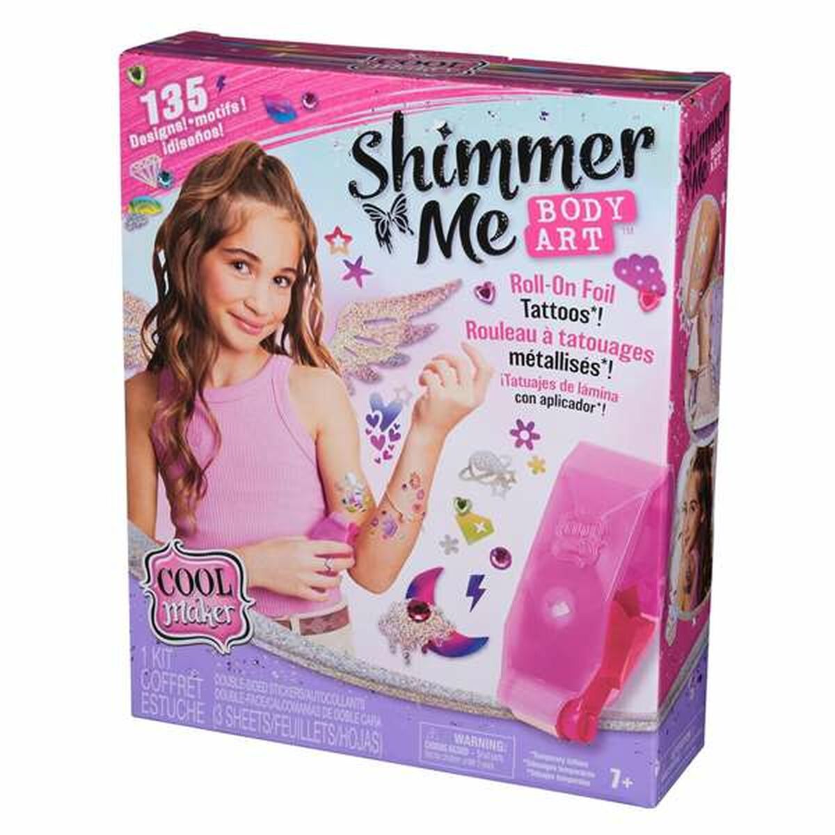 Temporary Tattoos Spin Master product packaging