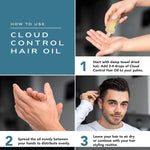 Hair Oil Blumaan Cloud Control 60 ml for Men product packaging