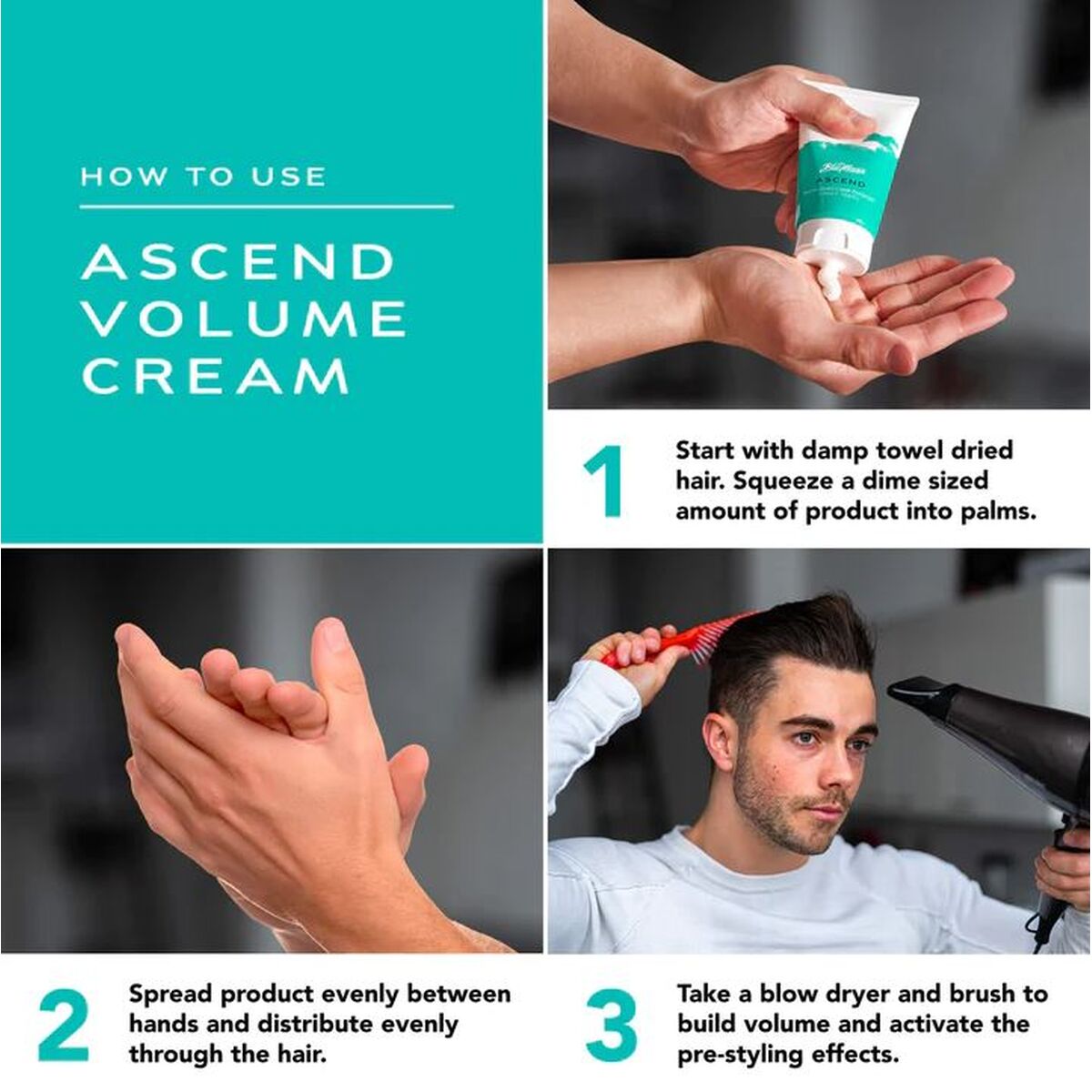 Medium Hold Setting Crème Blumaan Ascend Volume 100 ml product packaging