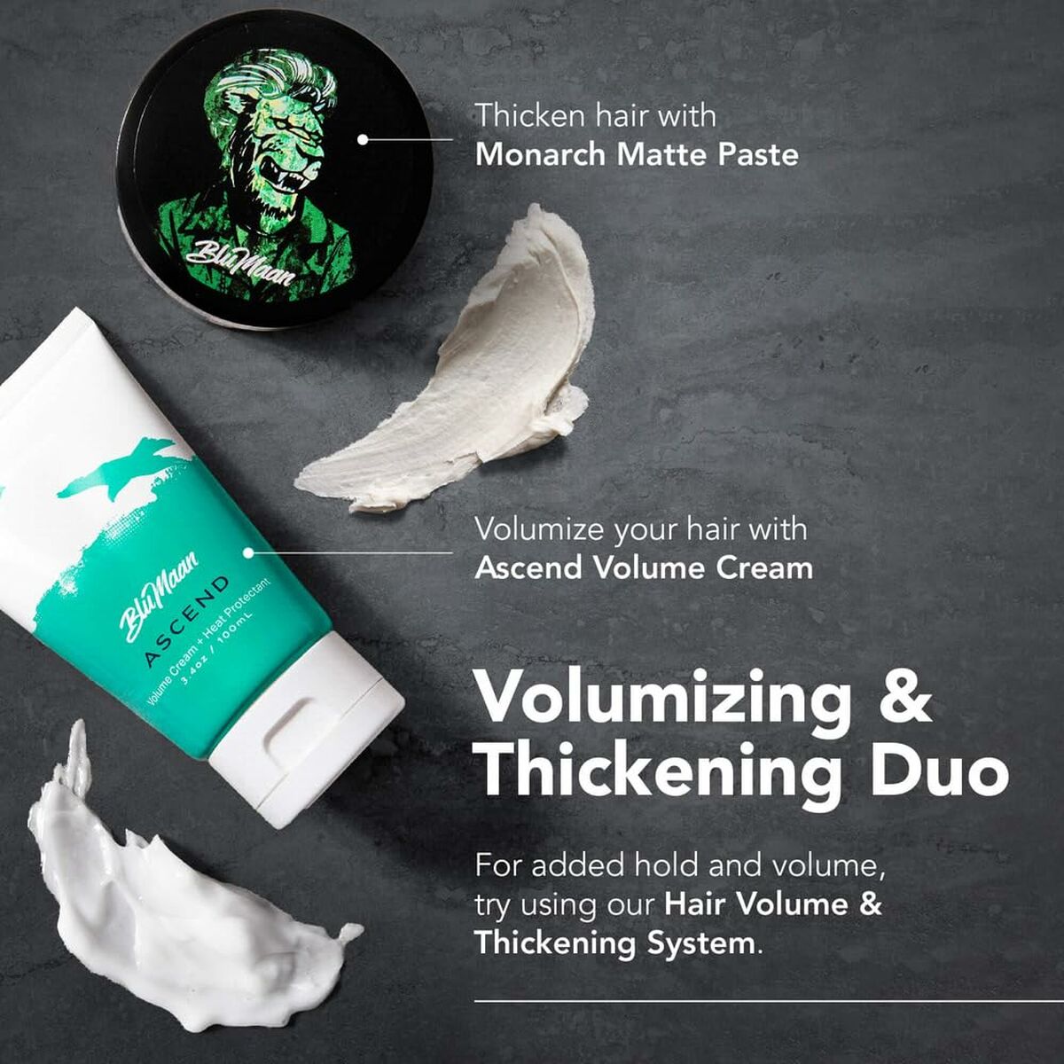 Medium Hold Setting Crème Blumaan Ascend Volume 100 ml product packaging