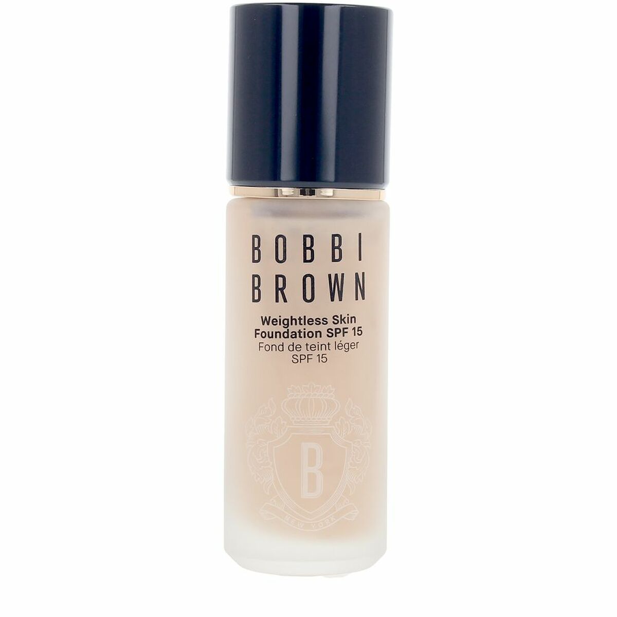 Liquid Make Up Base Bobbi Brown WEIGHTLESS SKIN Ivory Spf 15 30 ml product packaging