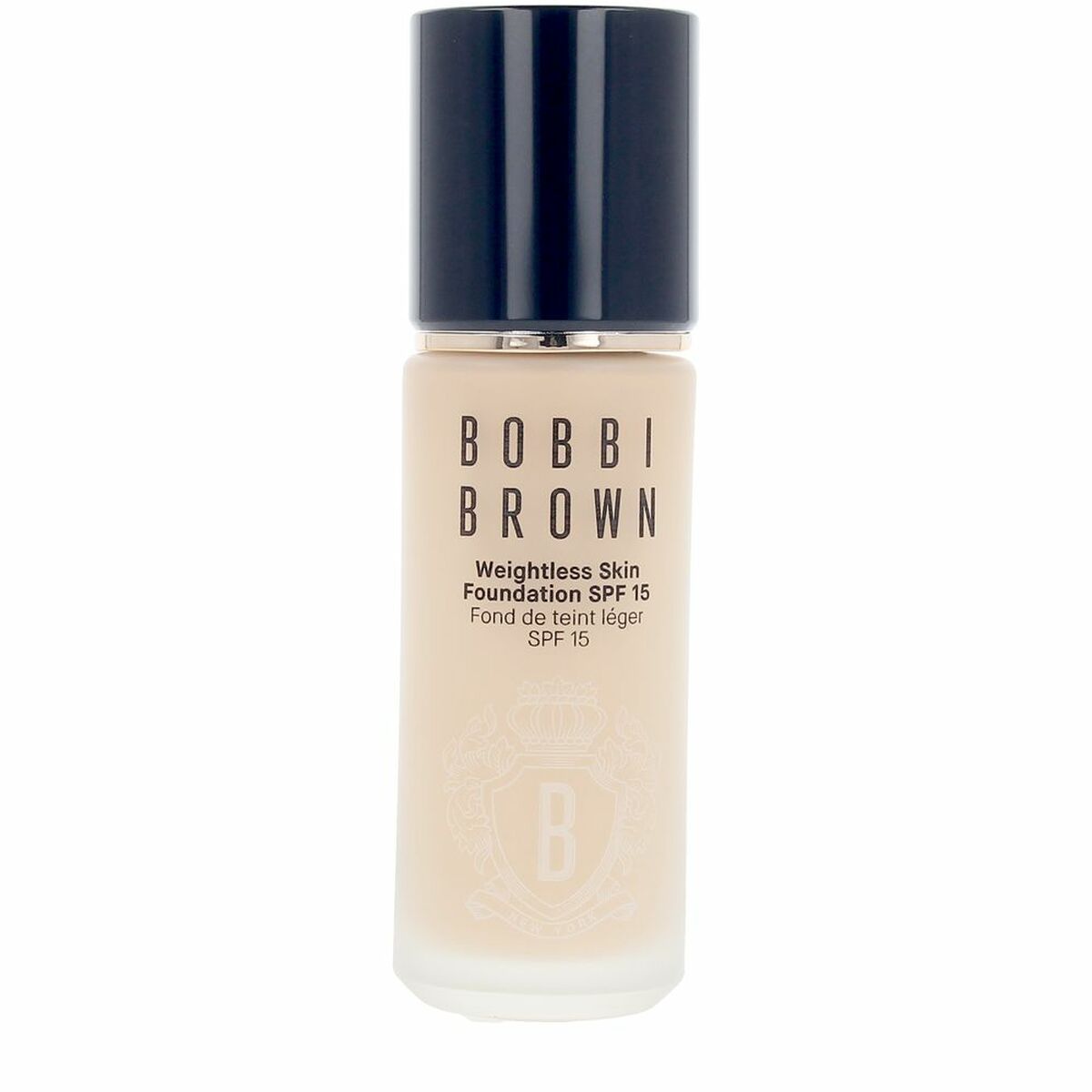 Liquid Make Up Base Bobbi Brown WEIGHTLESS SKIN Ivory Spf 15 30 ml product packaging