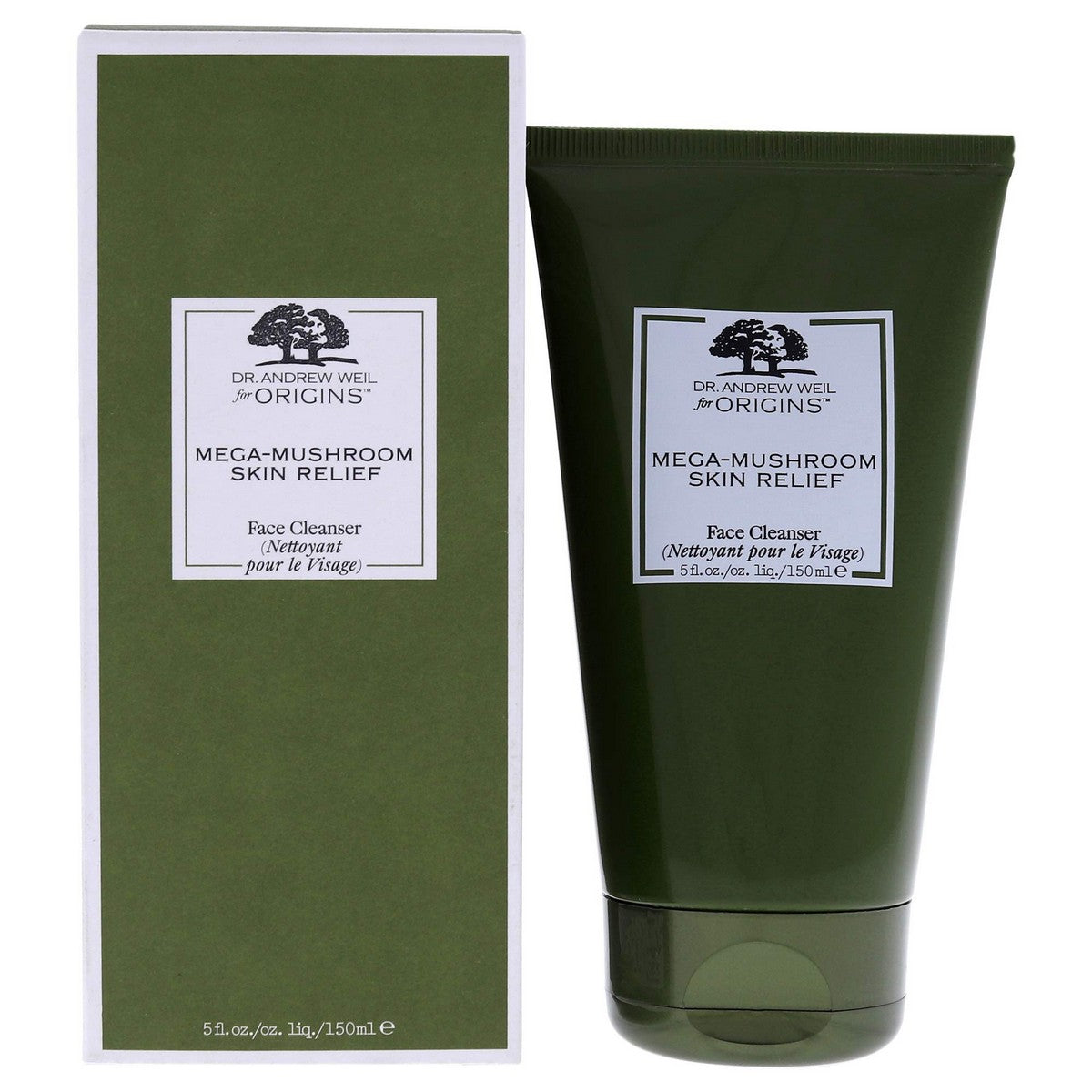 Facial Cleanser Origins Mega Mushroom 150 ml for Women skincare packaging