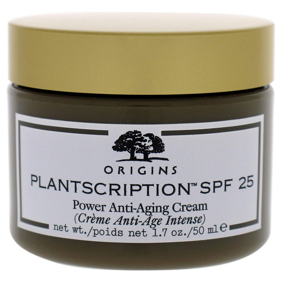 Anti-Ageing Cream Origins Plantscription Spf 25 50 ml for Women skincare packaging