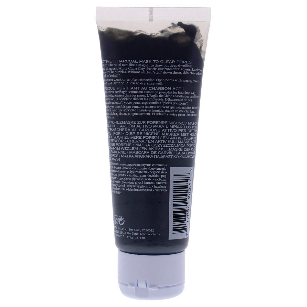 Facial Mask Origins Clear Improvement 75 ml mask packaging