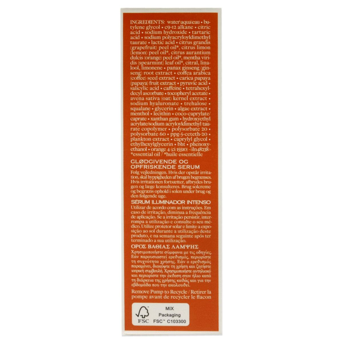 Hydrating Facial Cream Origins GINZING 30 ml skincare packaging