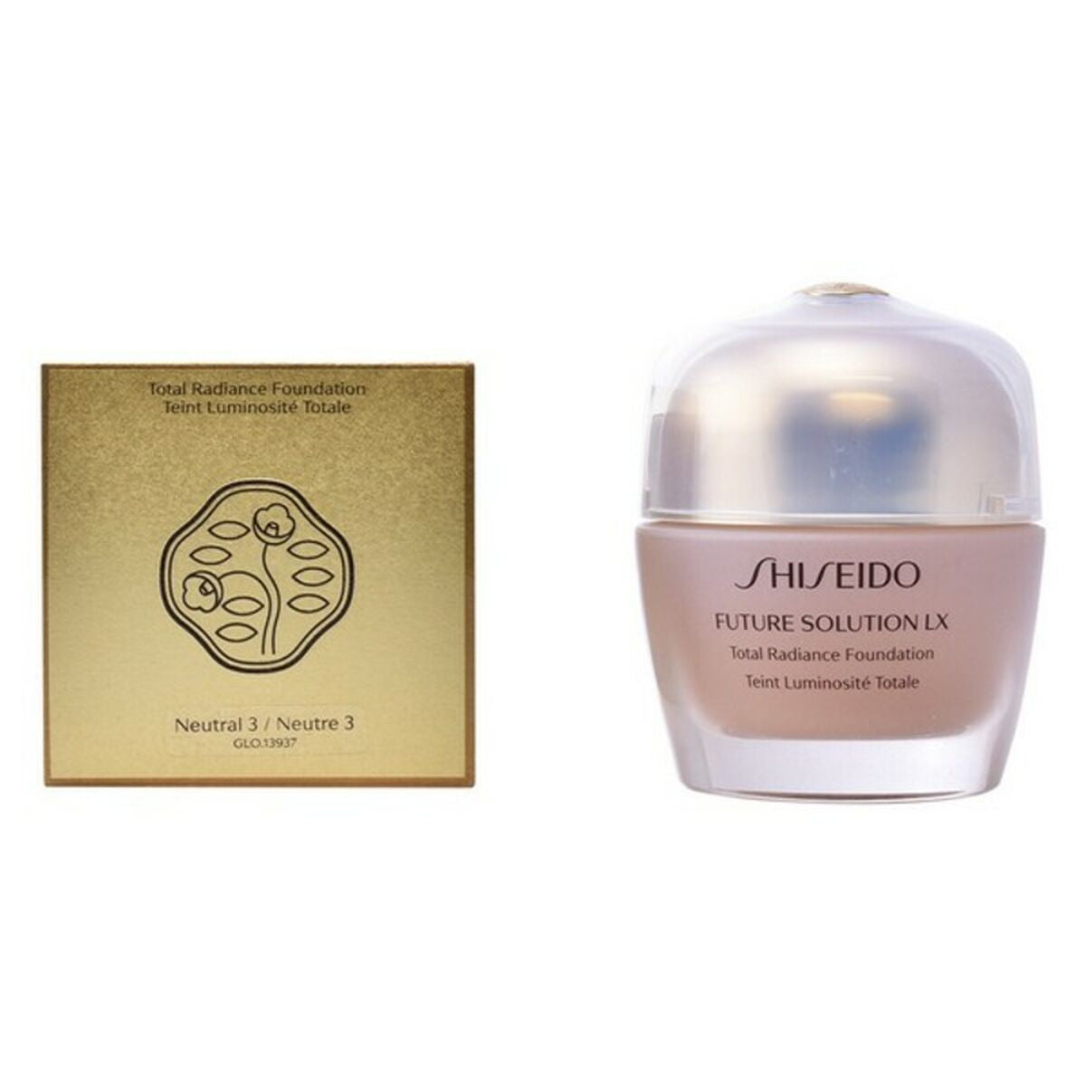 Fluid Make-up Future Solution LX Shiseido (30 ml) product packaging