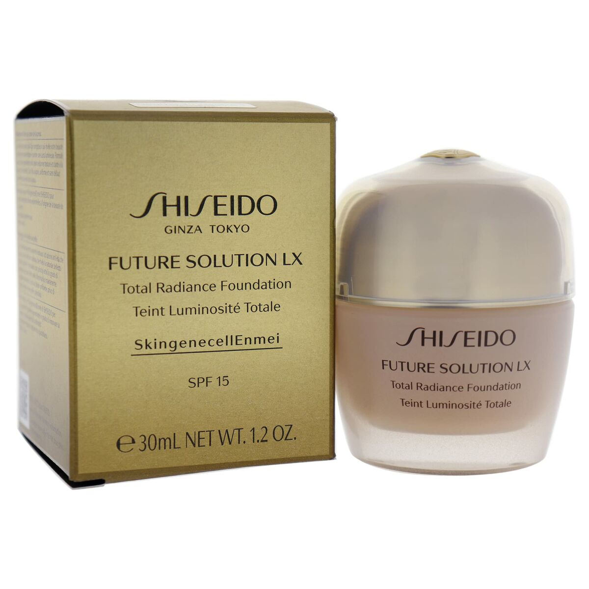Crème Make-up Base Shiseido 4-neutral Spf 20 Spf 15 30 ml 30 L product packaging