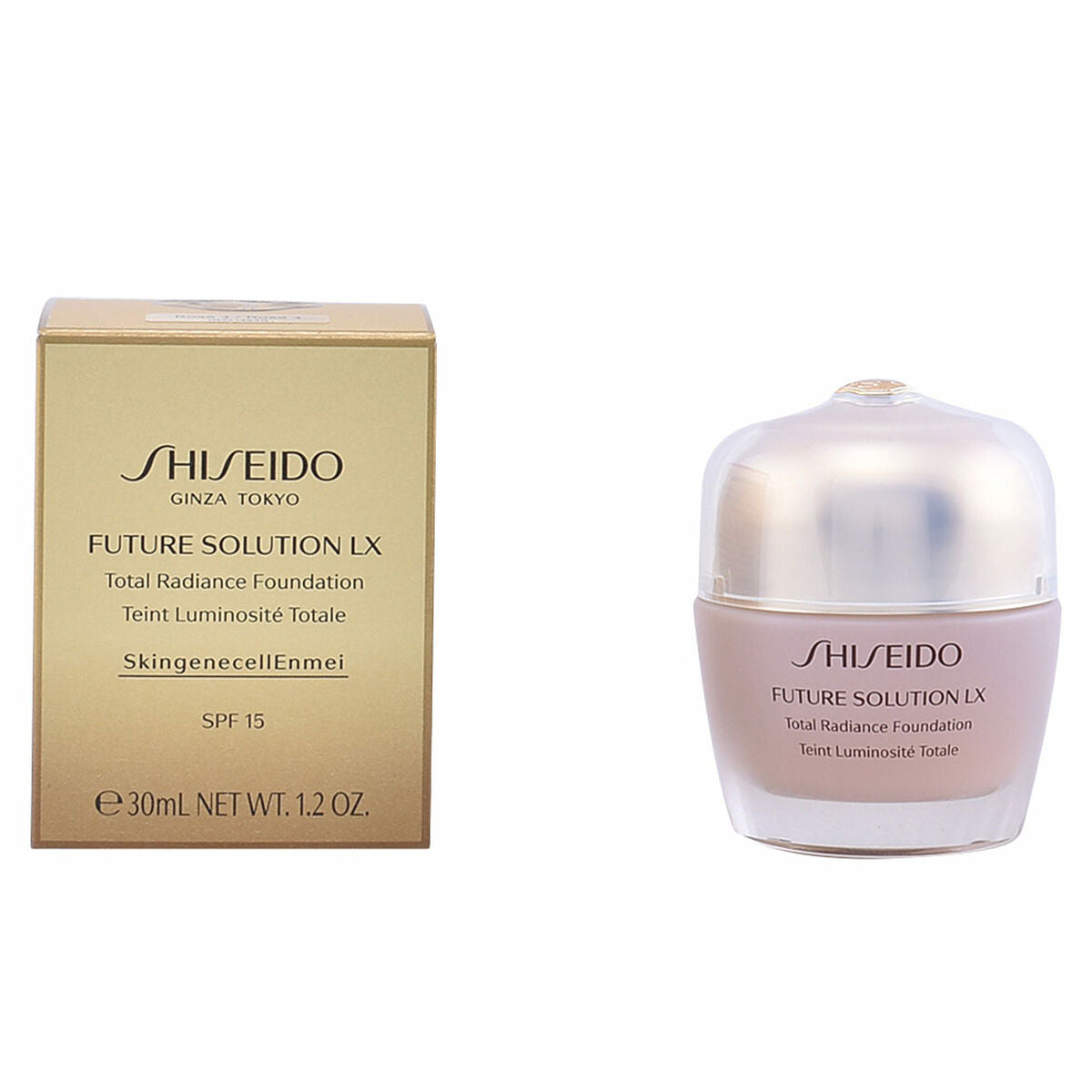 Fluid Make-up Future Solution LX Shiseido (30 ml) product packaging