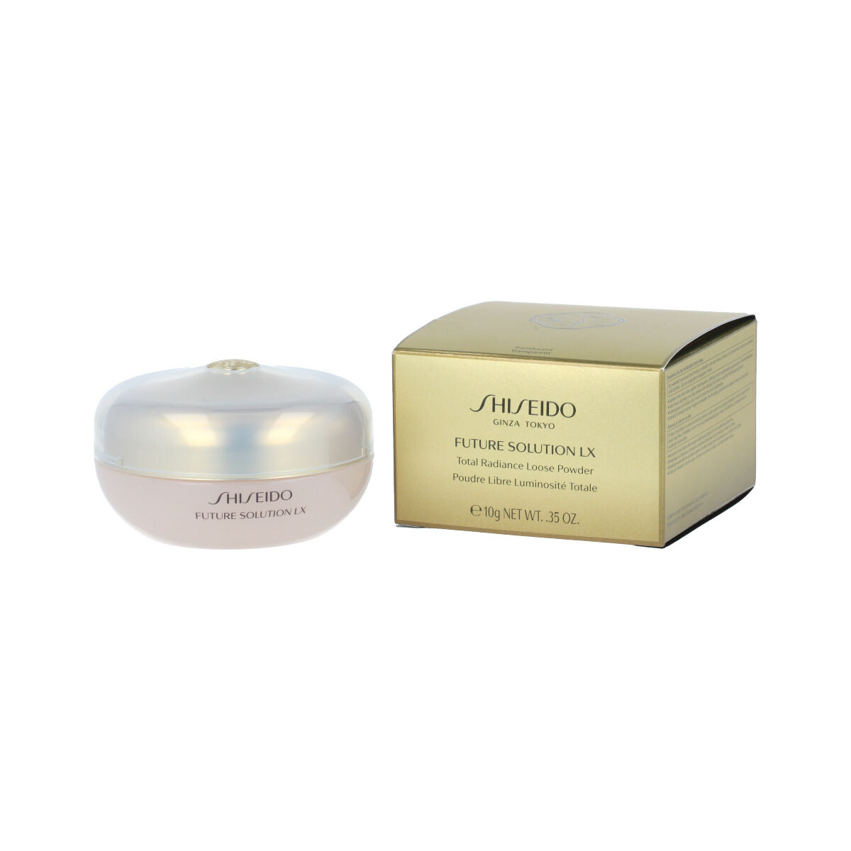 Loose Dust Shiseido Total Radiance product packaging