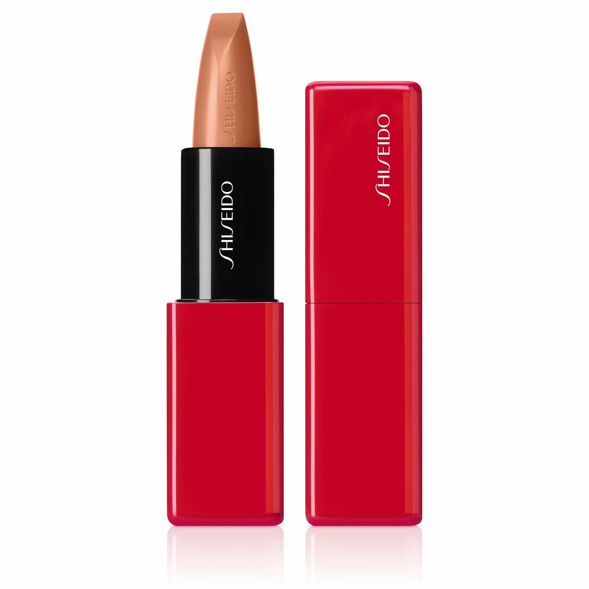Lip balm Shiseido Technosatin Nº 403 Nº 403 Augmented Nude 3,3 g 3.3 g skincare packaging