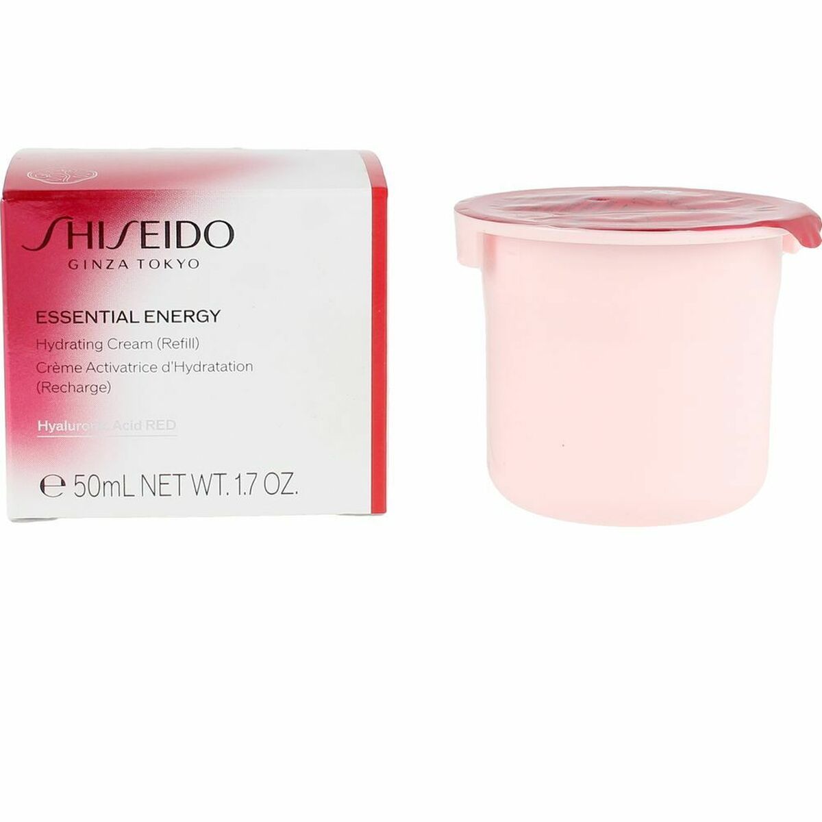 Hydrating Cream Shiseido Essential Energy 50 ml Refill for Women skincare packaging