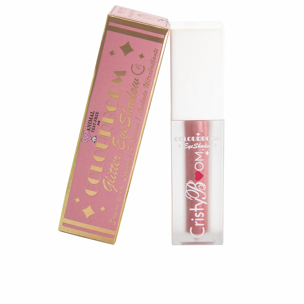 Liquid eye shadow CristyBoom Colour Boom Rose Gold 5 g product packaging