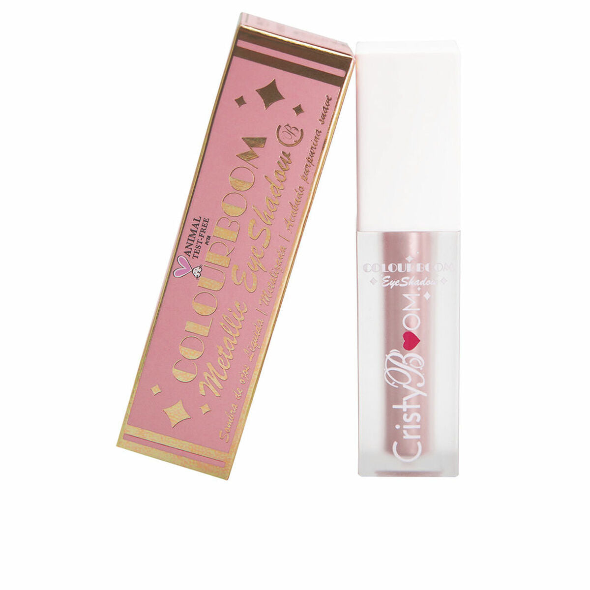 Liquid eye shadow CristyBoom Colour Boom Lila Pink 5 g product packaging