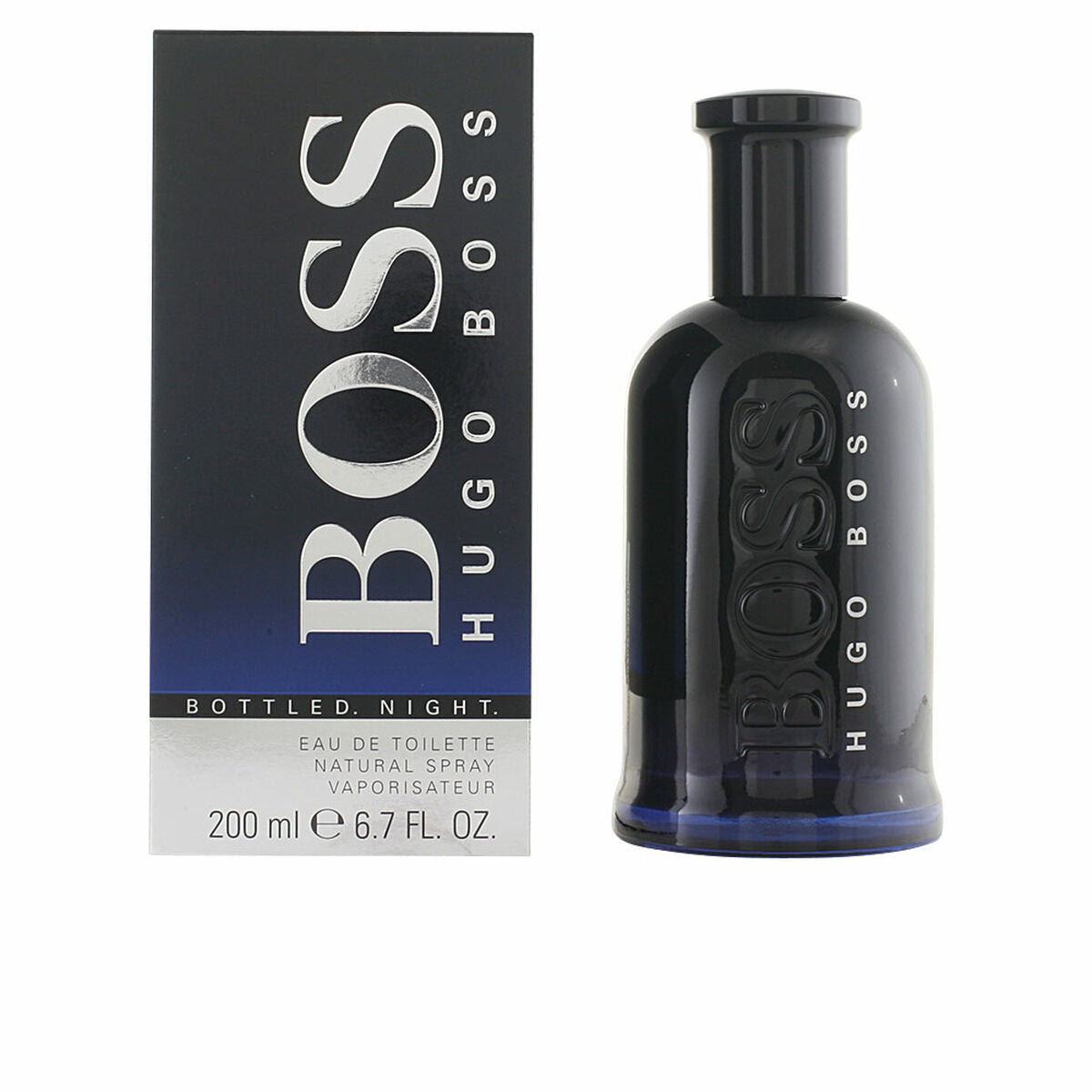 Men's Perfume Hugo Boss Bottled Night EDT 200 ml for Men bottle