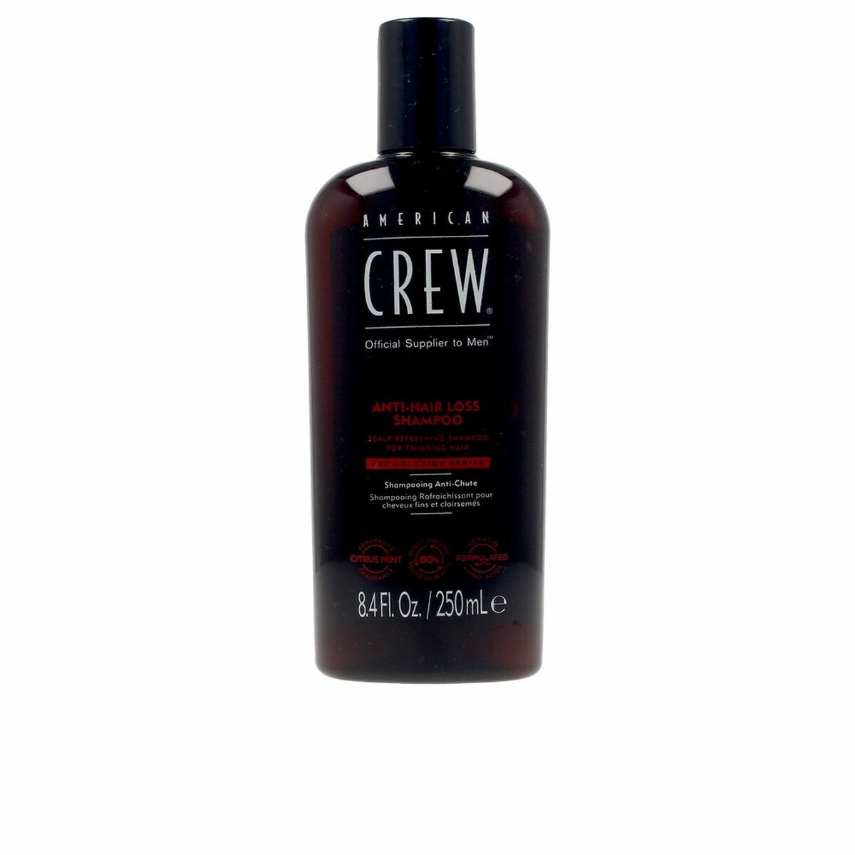 Shampoo American Crew Fortifying 250 ml for Men shampoo bottle