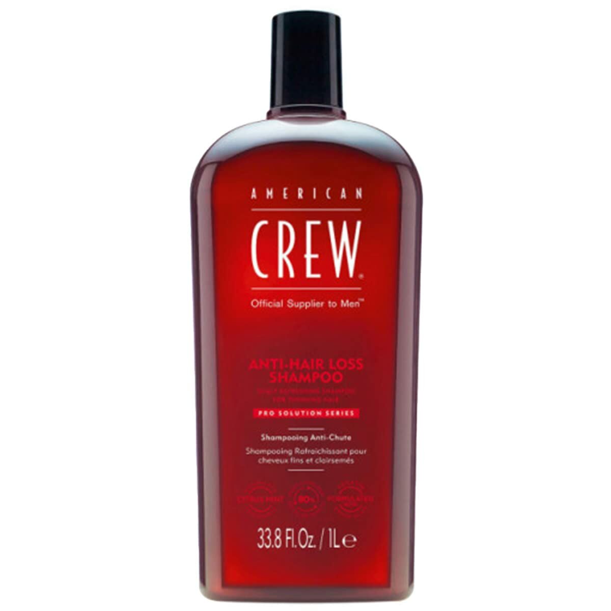 Anti-Hair Loss Shampoo American Crew 1 L 2 g for Men shampoo bottle