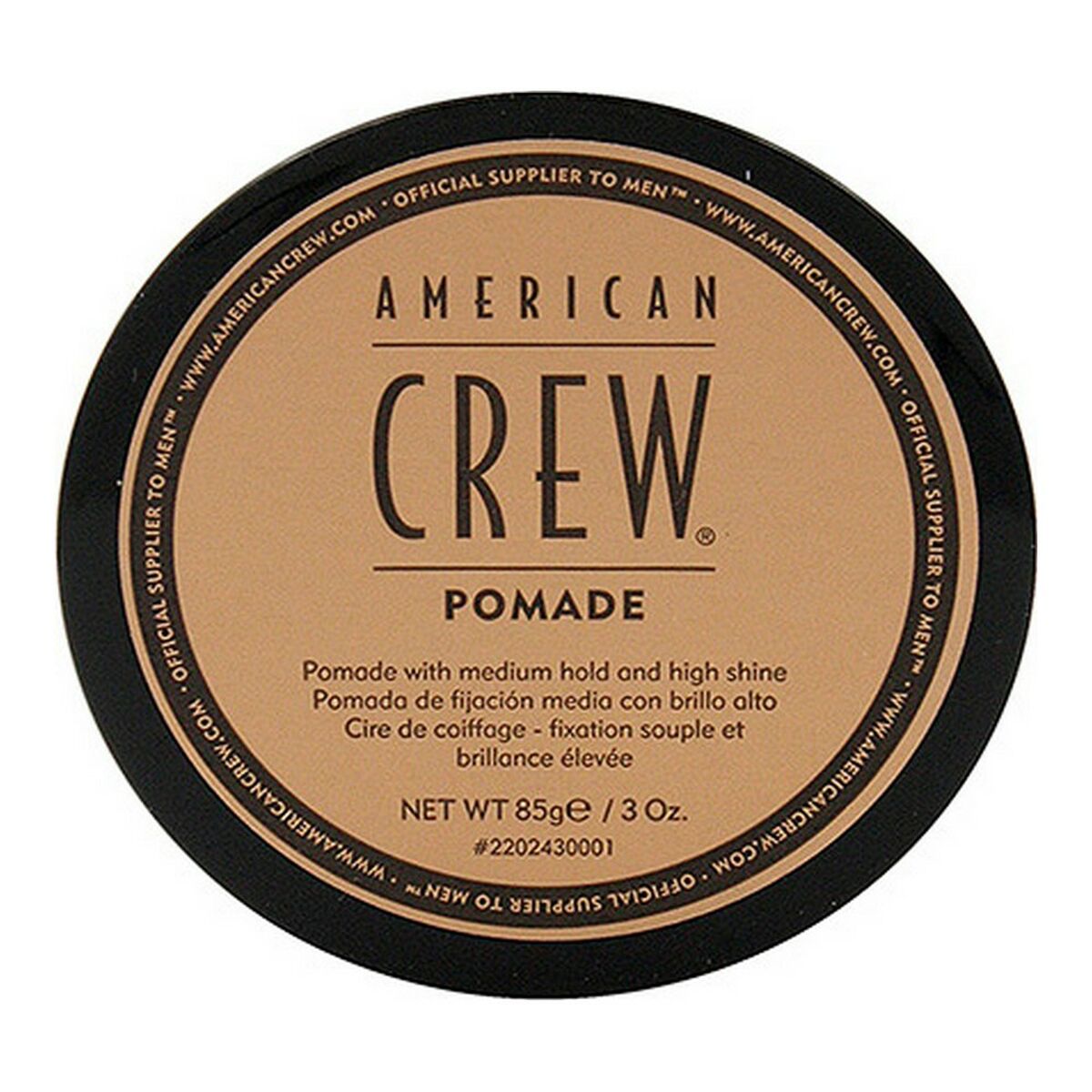 Moulding Wax American Crew for Men hair wax packaging