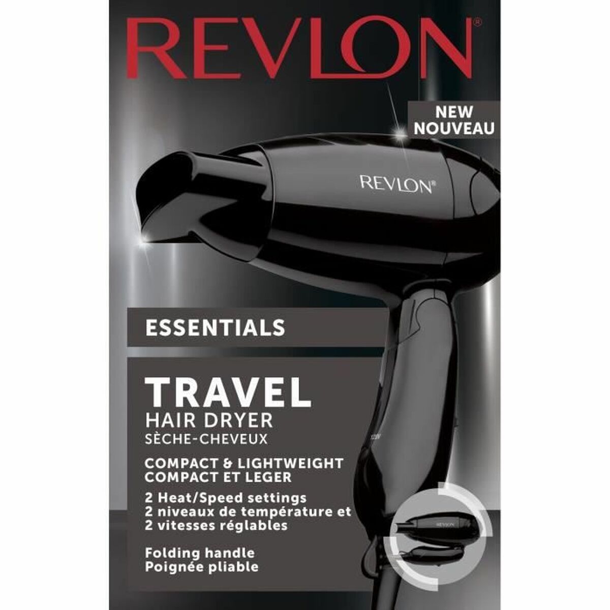 Hairdryer Revlon RVDR5305E 1200W Black 1200 W product packaging