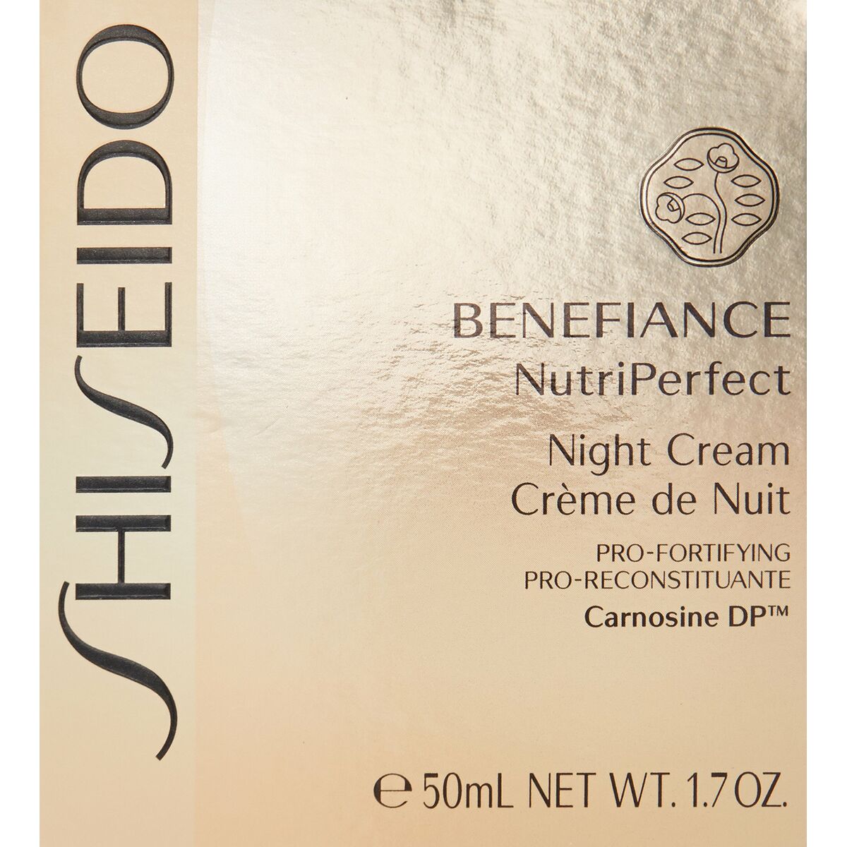 Anti-Wrinkle Night Cream Shiseido 50 ml for Women skincare packaging