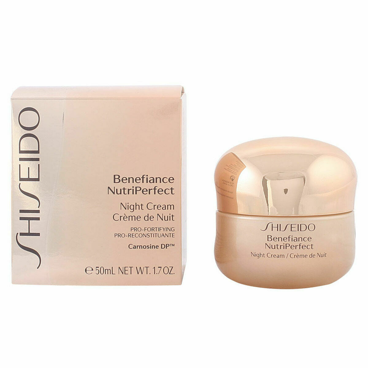 Anti-Wrinkle Night Cream Shiseido 50 ml for Women skincare packaging