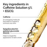 Cream for Eye Area The Ordinary CAFFEINE SOLUTIONS 5% + EGCG 30 ml skincare packaging