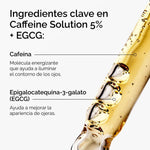 Cream for Eye Area The Ordinary CAFFEINE SOLUTIONS 5% + EGCG 30 ml skincare packaging