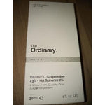 Day Cream The Ordinary VITAMIN C SUPENSION 23% + HA SPHERES 2% 30 ml skincare packaging