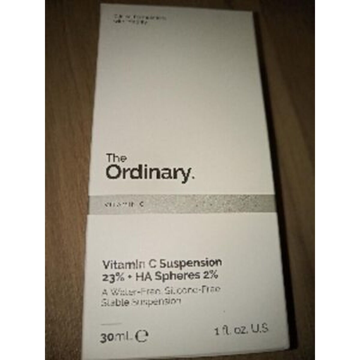 Day Cream The Ordinary VITAMIN C SUPENSION 23% + HA SPHERES 2% 30 ml skincare packaging