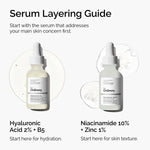 Facial Serum The Ordinary HYALURONIC ACID 2% + B5 30 ml serum bottle
