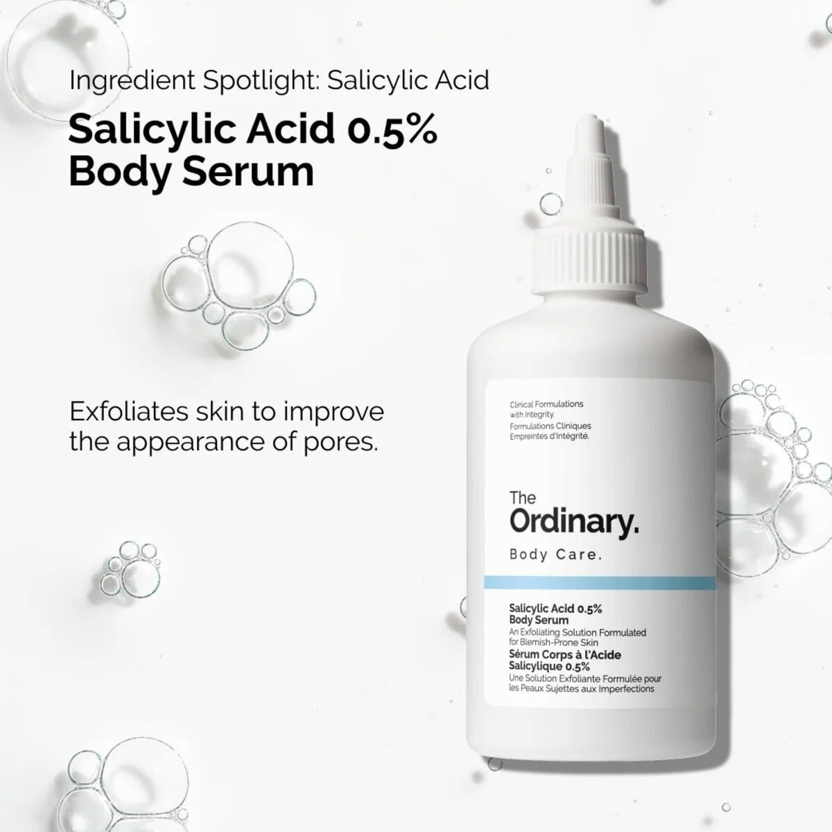 Body Lotion The Ordinary SALICYLIC ACID 0.5% 240 ml skincare packaging