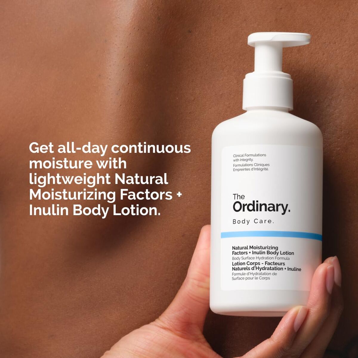 Body Lotion The Ordinary NATURAL MOISTURIZING FACTORS + IMULIN 240 ml skincare packaging