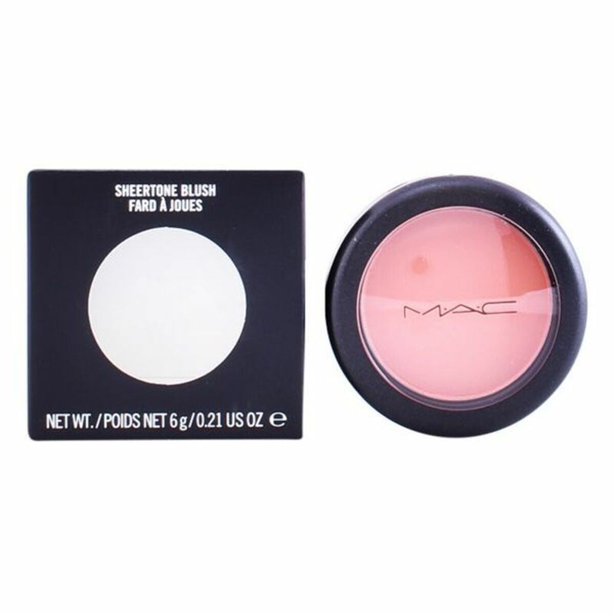Blush Sheertone Mac 6 g makeup packaging