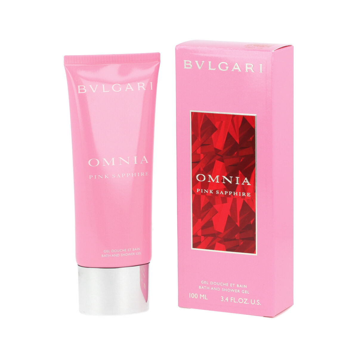 Perfumed Shower Gel Bvlgari Omnia Pink Sapphire for Women skincare packaging