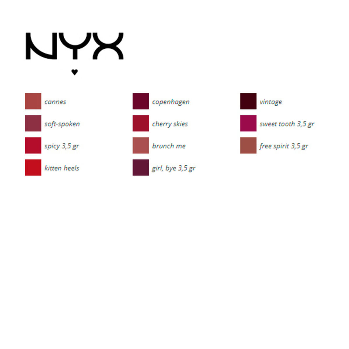 Lip Liner Suede NYX (3,5 g) 3,5 g 3.5 g makeup packaging