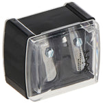 Pencil Sharpener NYX Sharpener Make-up Black 2 Compartments (1 Unit) product packaging