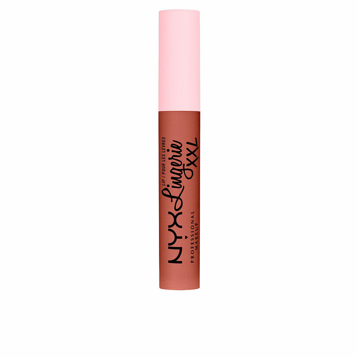 Lipstick NYX Lingerie Xxl Nº 25 Nº 25-Candela Babe 32,5 g makeup packaging 32.5 g