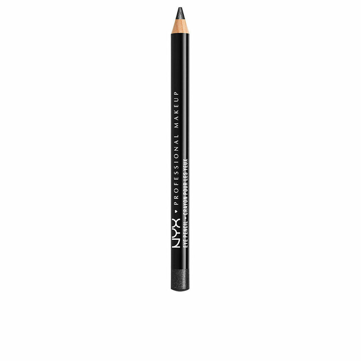 Eye Pencil NYX SLIM Black Black shimmer 1,2 g product packaging 1.2 g