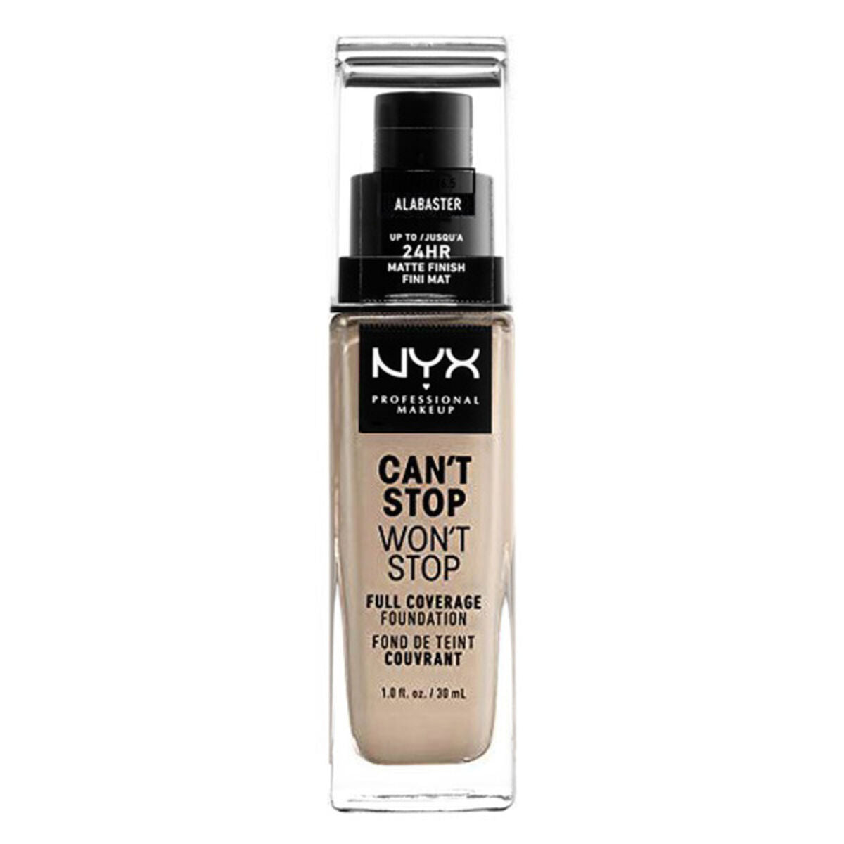 Liquid Make Up Base Can't Stop Won't Stop NYX (30 ml) (30 ml) product packaging