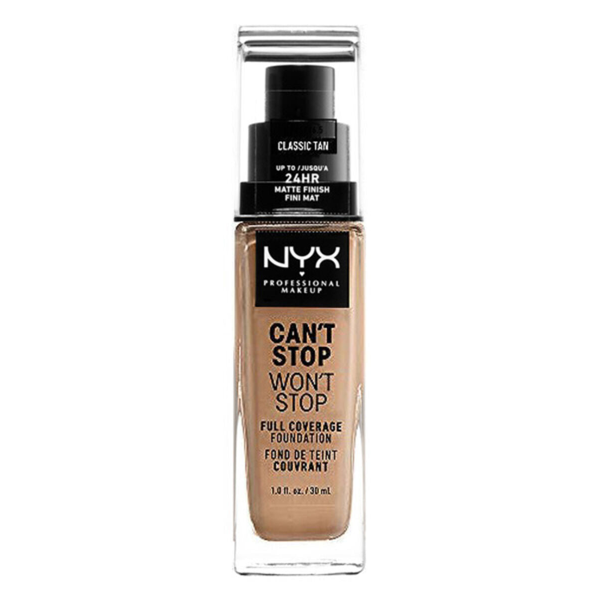 Liquid Make Up Base Can't Stop Won't Stop NYX (30 ml) (30 ml) product packaging