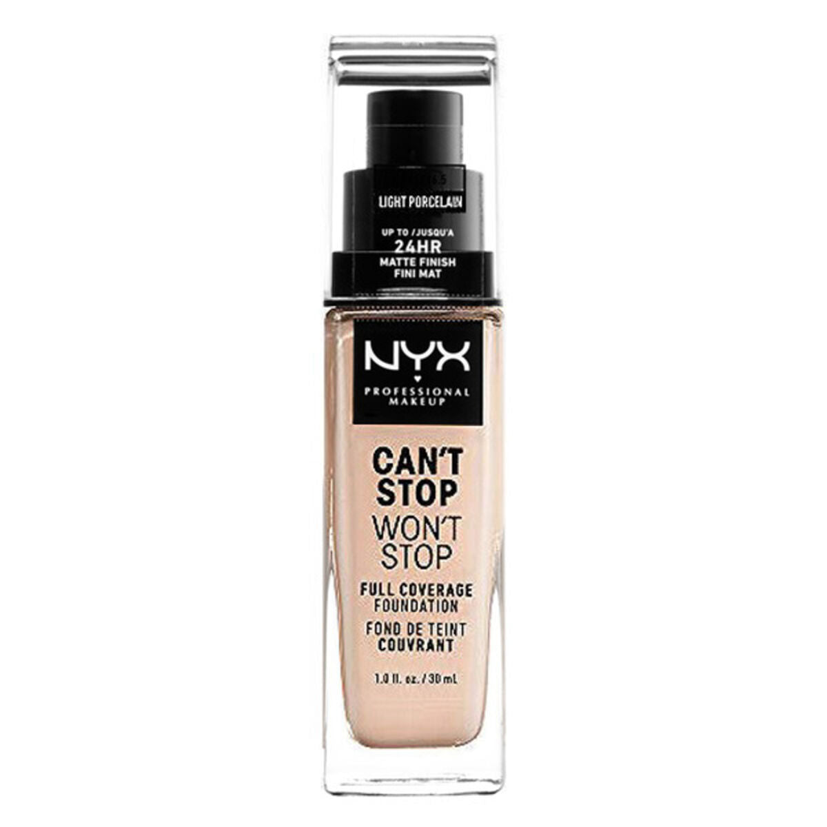 Liquid Make Up Base Can't Stop Won't Stop NYX (30 ml) (30 ml) product packaging