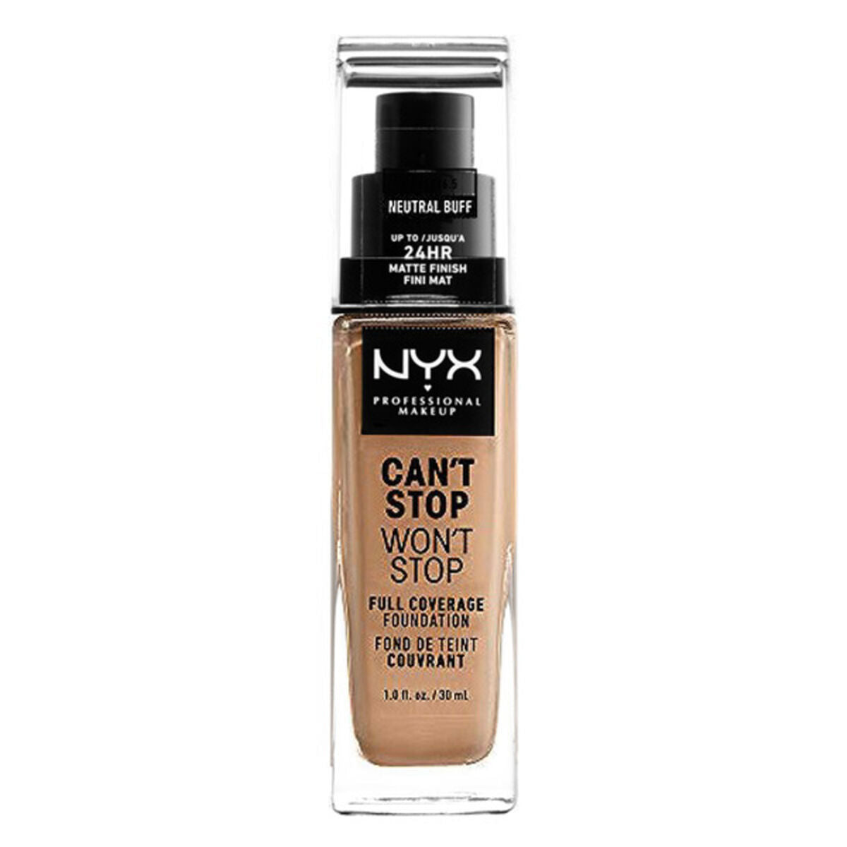 Liquid Make Up Base Can't Stop Won't Stop NYX (30 ml) (30 ml) product packaging