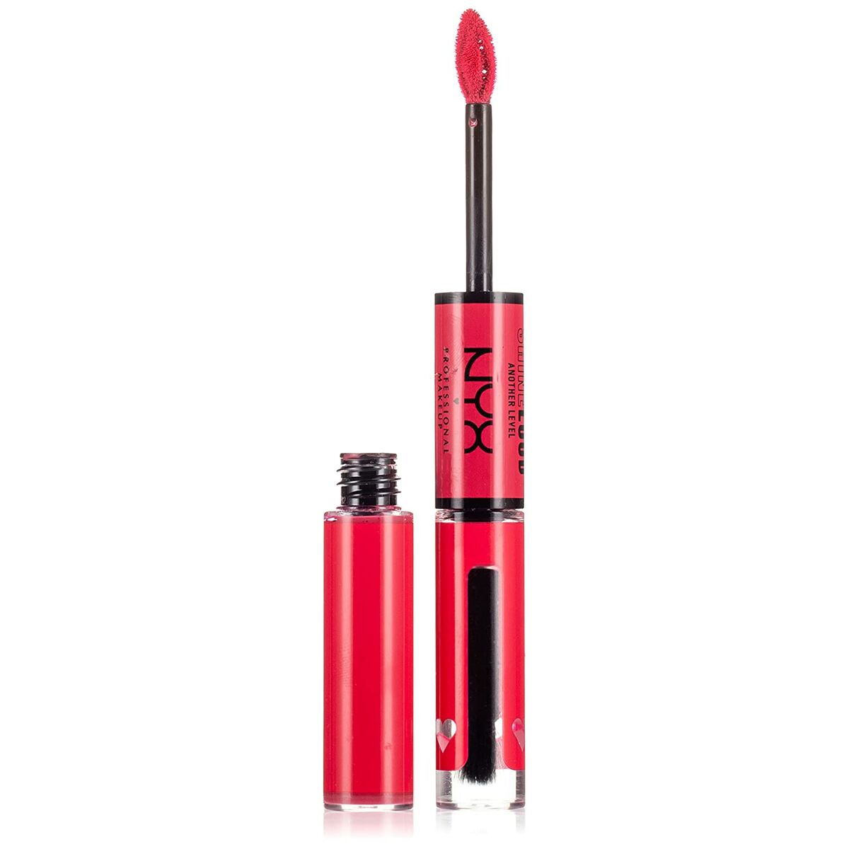 shimmer lipstick NYX Shine Loud Another level 3,4 ml makeup packaging 3.4 ml