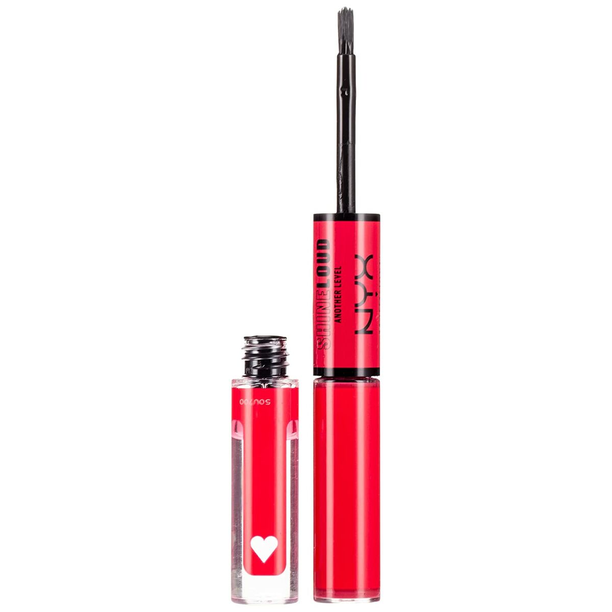shimmer lipstick NYX Shine Loud Another level 3,4 ml makeup packaging 3.4 ml