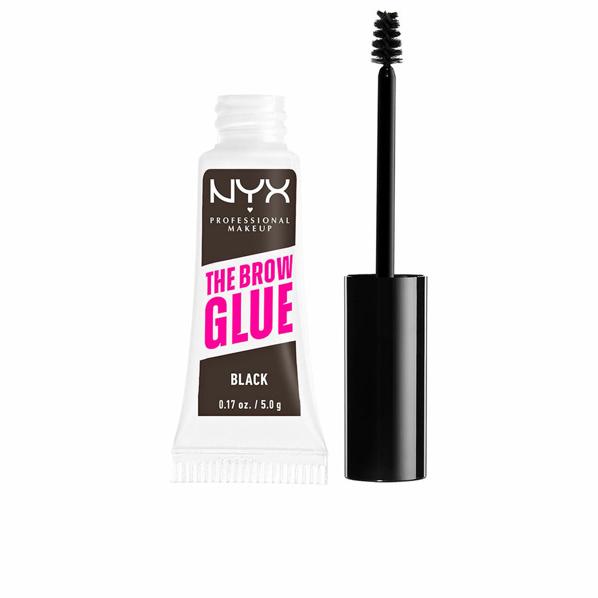 Eyebrow Tint NYX THE BROW GLUE black 5 g product packaging