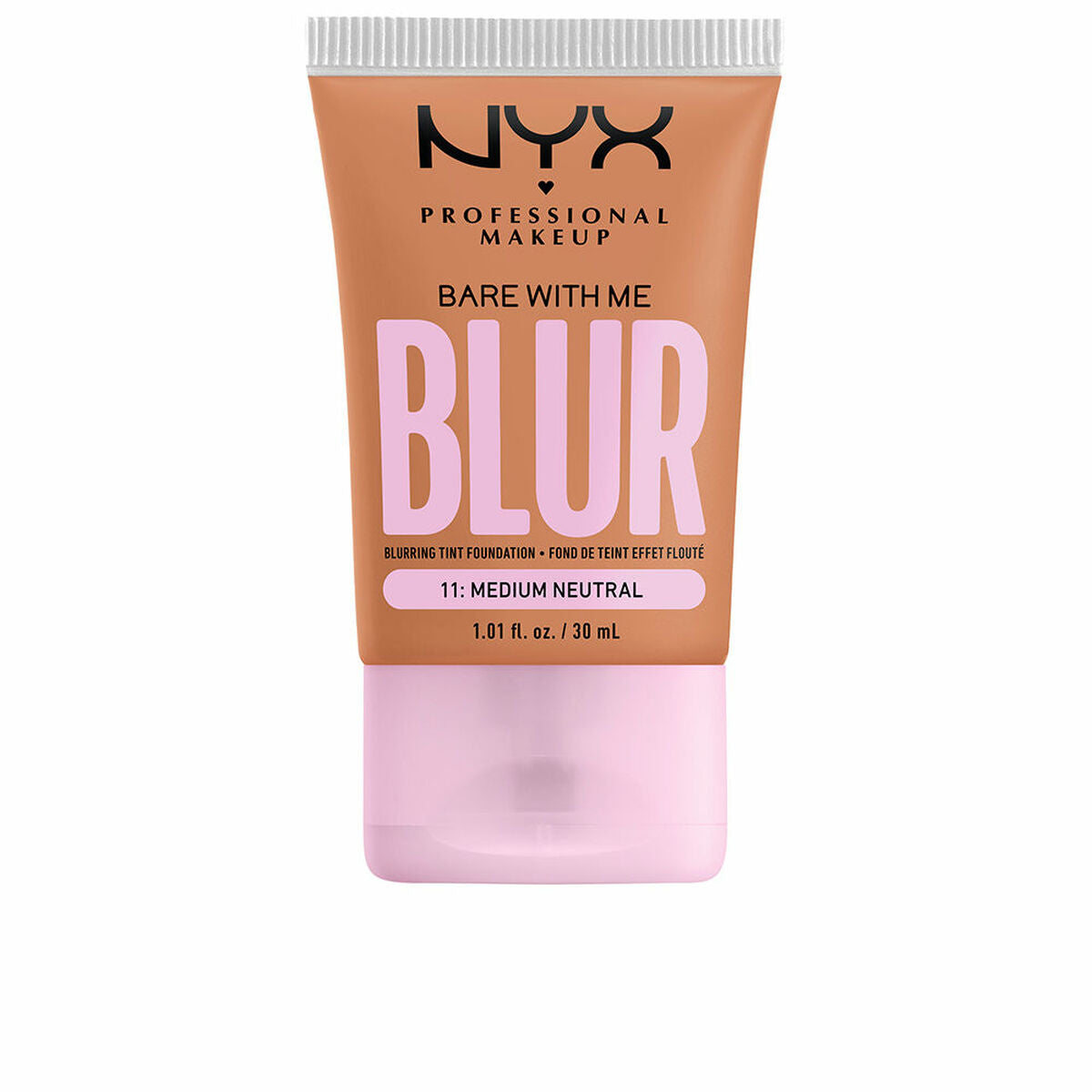 Crème Make-up Base NYX Bare With Me Blur Nº 14 Medium tan Nº 14-Medium Tan 30 ml product packaging