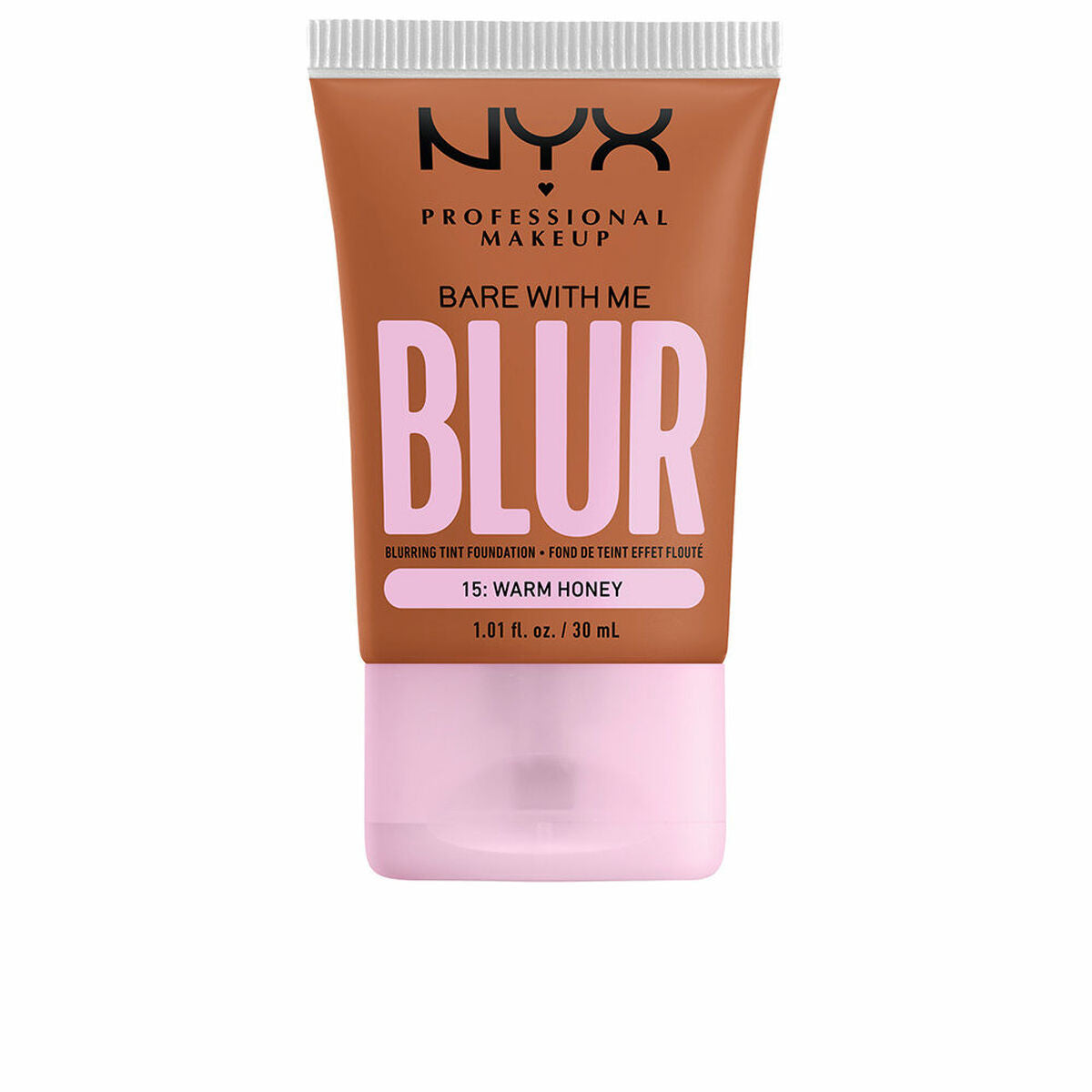 Crème Make-up Base NYX Bare With Me Blur Nº 15 Warm honey Nº 15-Warm Honey 30 ml product packaging