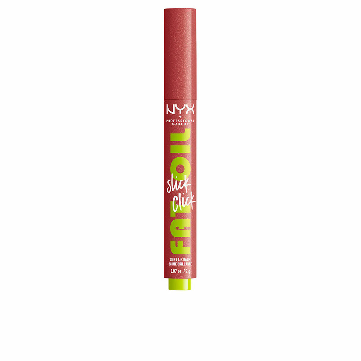 Coloured Lip Balm NYX Fat Oil Slick Click No fitler need 2 g skincare packaging