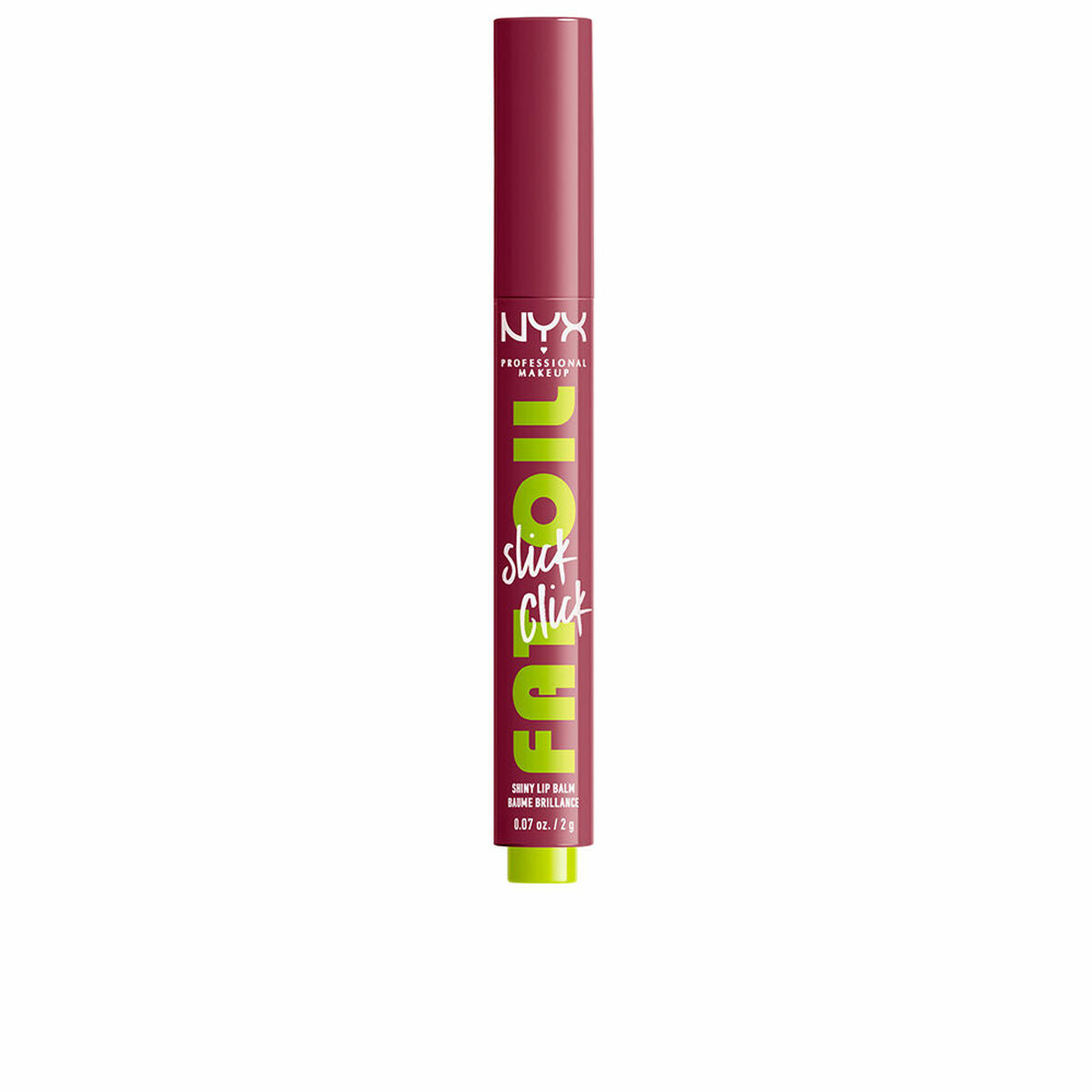 Coloured Lip Balm NYX Fat Oil Slick Click Thats major 2 g skincare packaging
